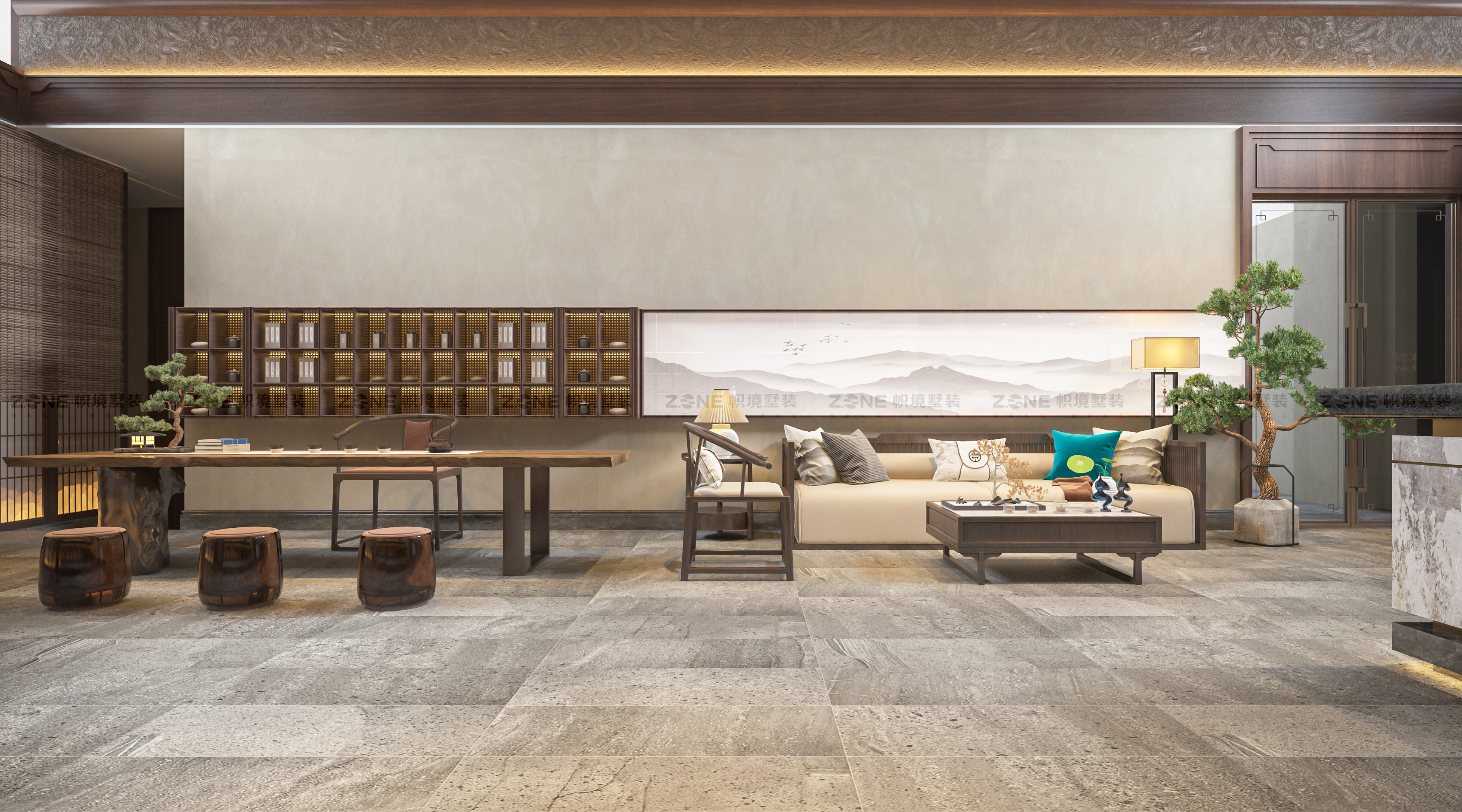 万象茶馆-中国风骨